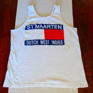 90s Vintage St. Maarten Tank Top M